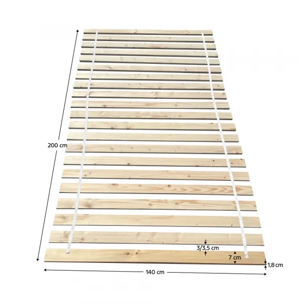 Rolovaný latkový rošt PLUMA Tempo Kondela 90x200 cm