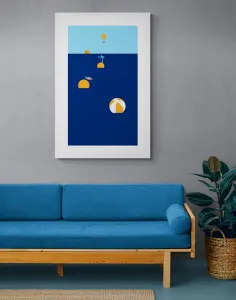 Plagát s paspartou vánok letných prázdnin