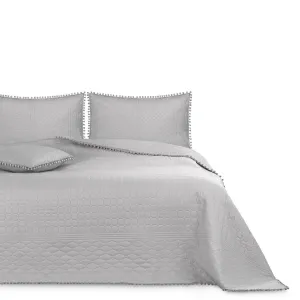 Prikrývka na posteľ AmeliaHome Meadore III sivá, velikost 220x240