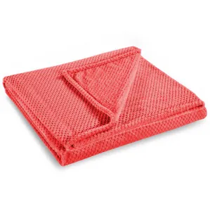 Deka z mikrovlákna DecoKing Toby červená, velikost 150x200