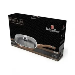 Berlinger Haus Grilovacia panvica s pokrievkou Rosegold Metallic Line, 28 cm