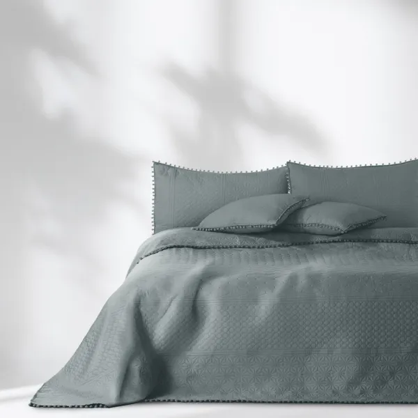 Prehoz na posteľ AmeliaHome Meadore IV graphite, veľkosť 240x260