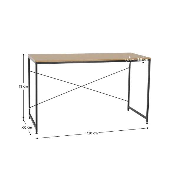 Písací stôl MELLORA Tempo Kondela 120 cm