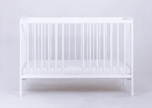 Elvisia Detská postieľka CLASICO DELUXE | biela 60 x 120 cm