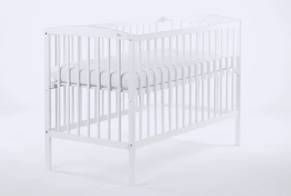 Elvisia Detská postieľka CLASICO DELUXE | biela 60 x 120 cm