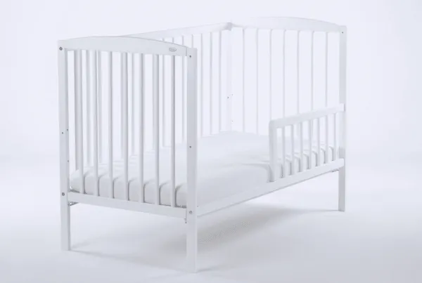 Elvisia Detská postieľka CLASICO DELUXE | biela 60 x 120 cm