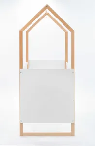 Elvisia Detská postieľka LITTLE HOUSE | biela buk 60 x 120 cm
