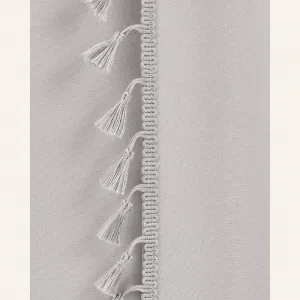 SvetlosivýzávesLaranastriebornékruhysostrapcami140x250cm