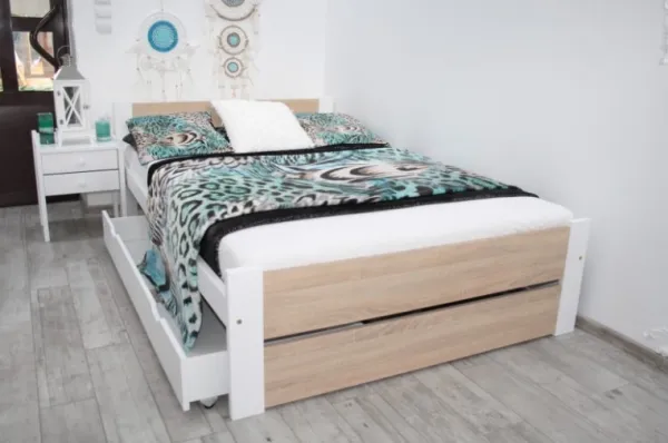 Elvisia Posteľ LEA s roštom | 80 x 200 cm Farba: Sivá