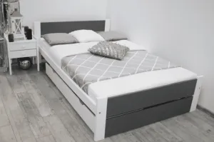 Elvisia Posteľ LEA s roštom | 80 x 200 cm Farba: Sivá
