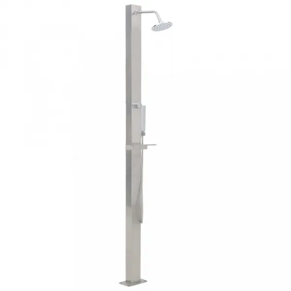 Vidaxl Záhradná sprcha v modernom dizajne 10 x 6,5 x 210 cm