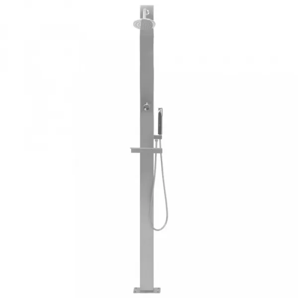 Vidaxl Záhradná sprcha v modernom dizajne 10 x 6,5 x 210 cm
