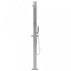 Vidaxl Záhradná sprcha v modernom dizajne 10 x 6,5 x 210 cm