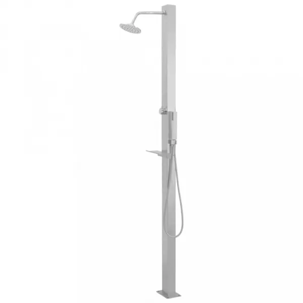 Vidaxl Záhradná sprcha v modernom dizajne 10 x 6,5 x 210 cm