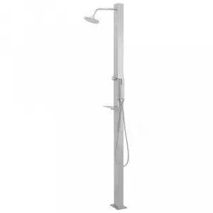 Vidaxl Záhradná sprcha v modernom dizajne 10 x 6,5 x 210 cm