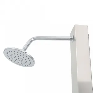 Vidaxl Záhradná sprcha v modernom dizajne 10 x 6,5 x 210 cm