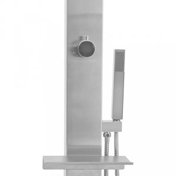 Vidaxl Záhradná sprcha v modernom dizajne 10 x 6,5 x 210 cm