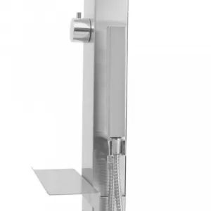 Vidaxl Záhradná sprcha v modernom dizajne 10 x 6,5 x 210 cm