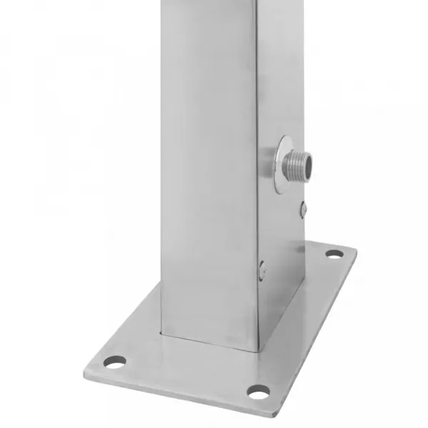 Vidaxl Záhradná sprcha v modernom dizajne 10 x 6,5 x 210 cm
