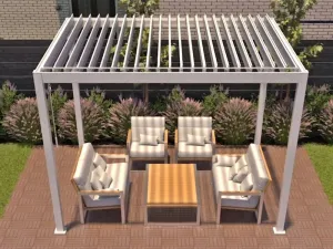 Reflect pergola biela 3x4 m