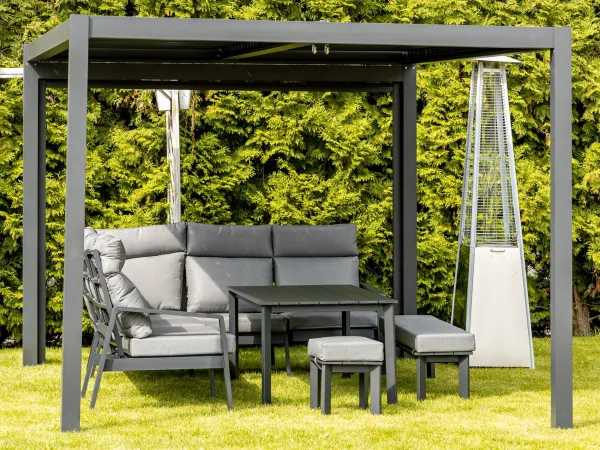 Lux pergola antracit 3x3 m