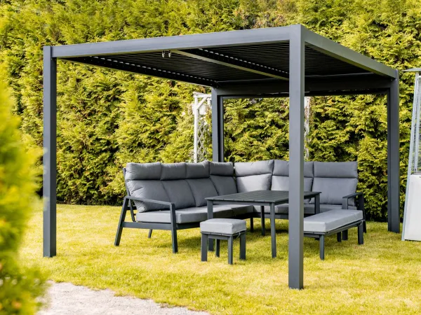 Lux pergola antracit 3x3 m