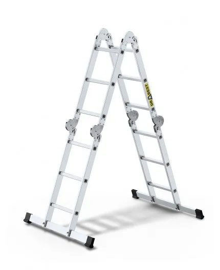 Kĺbovýuniverzálnyhliníkovýrebríksplošinouanosnosťou150kg