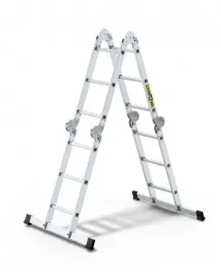 Kĺbovýuniverzálnyhliníkovýrebríksplošinouanosnosťou150kg
