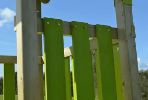 ArtWD Detský záhradný domček s ihriskom LUCK