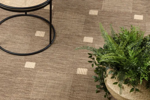 Koberec SIZAL FLOORLUX 20079 coffee / mais