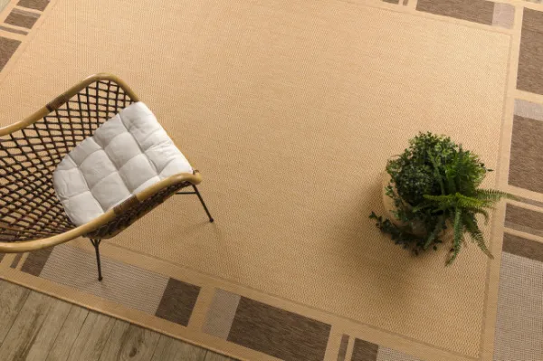 Koberec SIZAL FLOORLUX 20195 mais / coffee