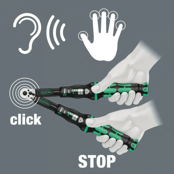 Wera Momentový kľúč Click-Torque C 3 s prepínacou račňou, 1/2" x 40-200