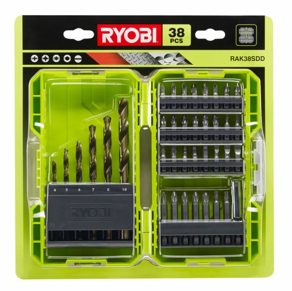 Sada vŕtacích a skrutkovacích bitov RYOBI RAK38SDD RY5132003303
