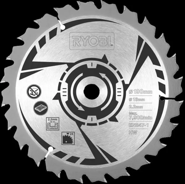 Okružná píla s laserom RYOBI RCS1600-K + puzdro RY5133002779