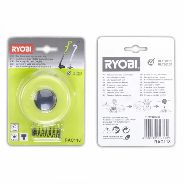 Strunová hlava RYOBI RAC118, 1,2 mm RY5132002590