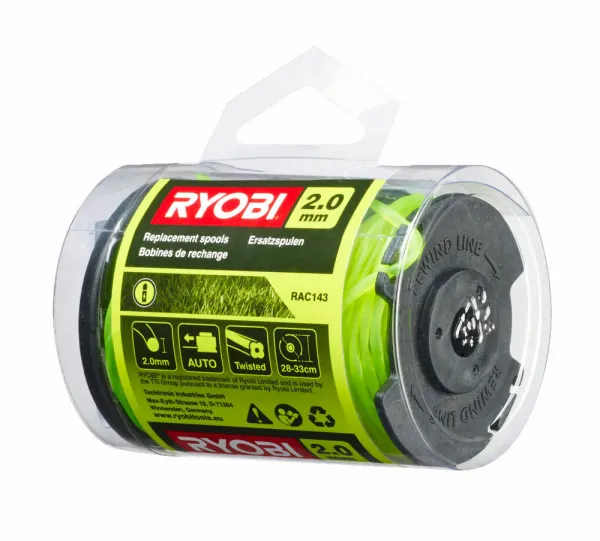 Strunová hlava RYOBI RAC143, 2,0 mm, 3ks RY5132002770