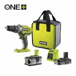 AKU príklepová vŕtačka RYOBI R18PD3-242S RY5133003820