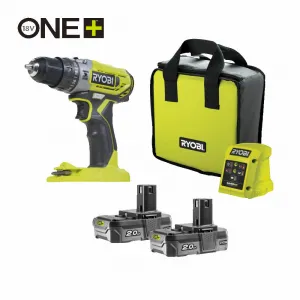 AKU príklepová vŕtačka RYOBI R18PD2-220S RY5133004459