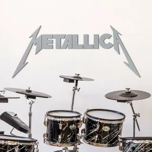 Drevený obraz - Logo METALLICA