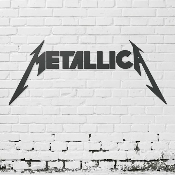 Drevený obraz - Logo METALLICA
