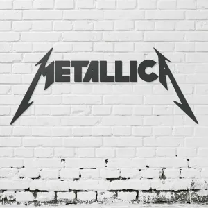 Drevený obraz - Logo METALLICA