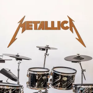 Drevený obraz - Logo METALLICA