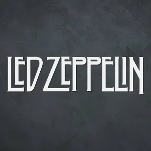 Drevený obraz - Logo Led Zeppelin