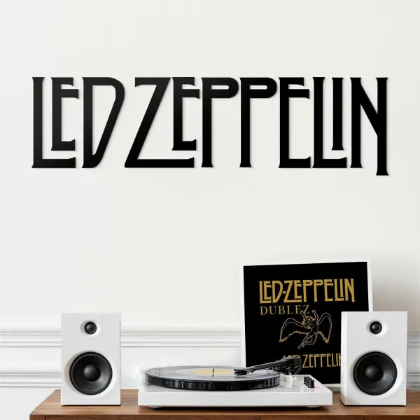 Drevený obraz - Logo Led Zeppelin