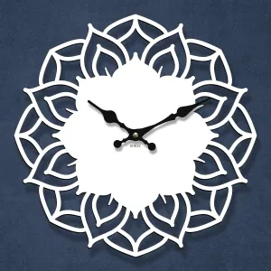 Drevené hodiny mandala - Aura
