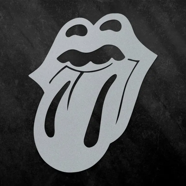 Drevený znak na stenu - The Rolling Stones
