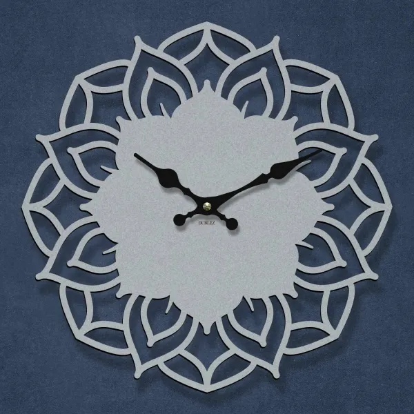 Drevené hodiny mandala - Aura