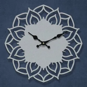 Drevené hodiny mandala - Aura