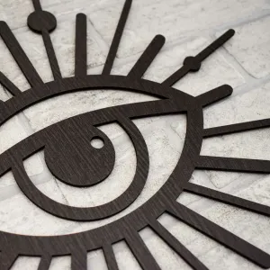 Zaujímavý obraz z dreva - Symbol Oko
