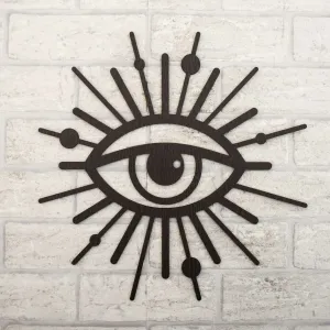 Zaujímavý obraz z dreva - Symbol Oko